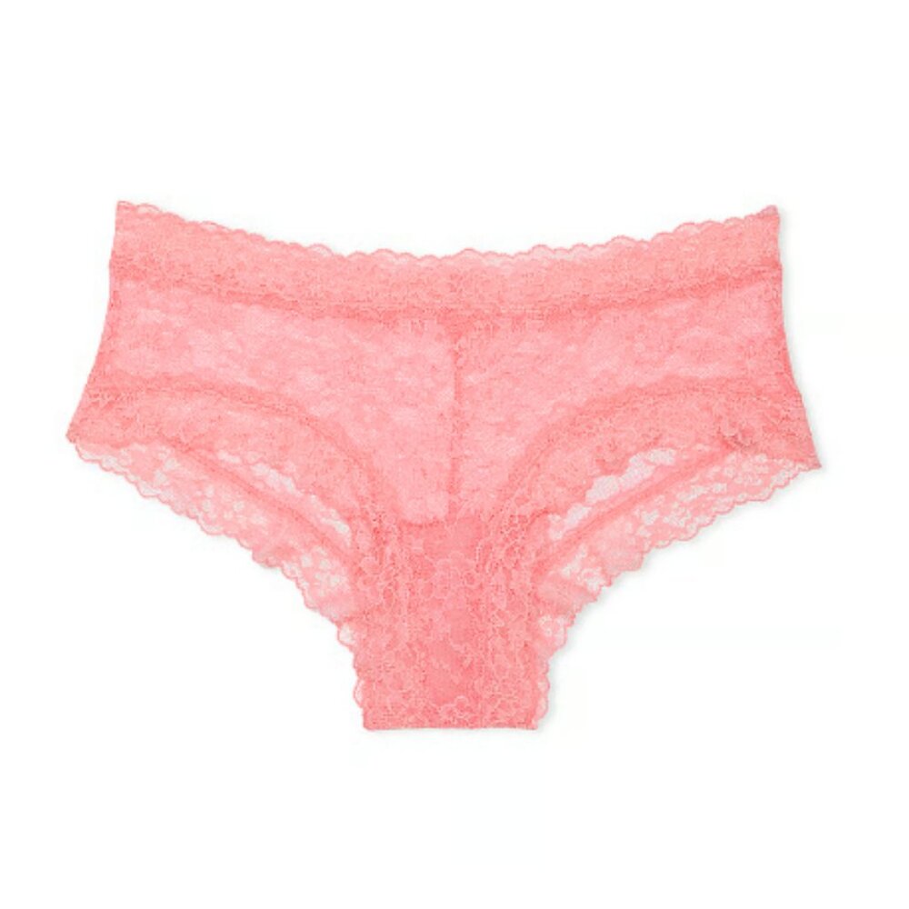 Victoria's Secret the Lacie Cheeky Panty Medium NEW Women Sheer VS Posey lace